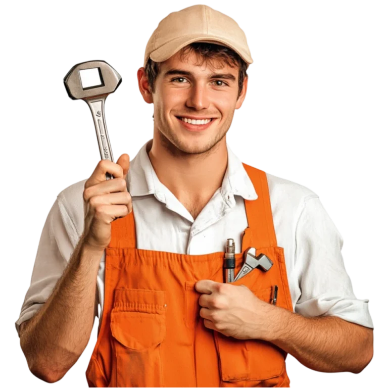 Emergency Plumber at Work