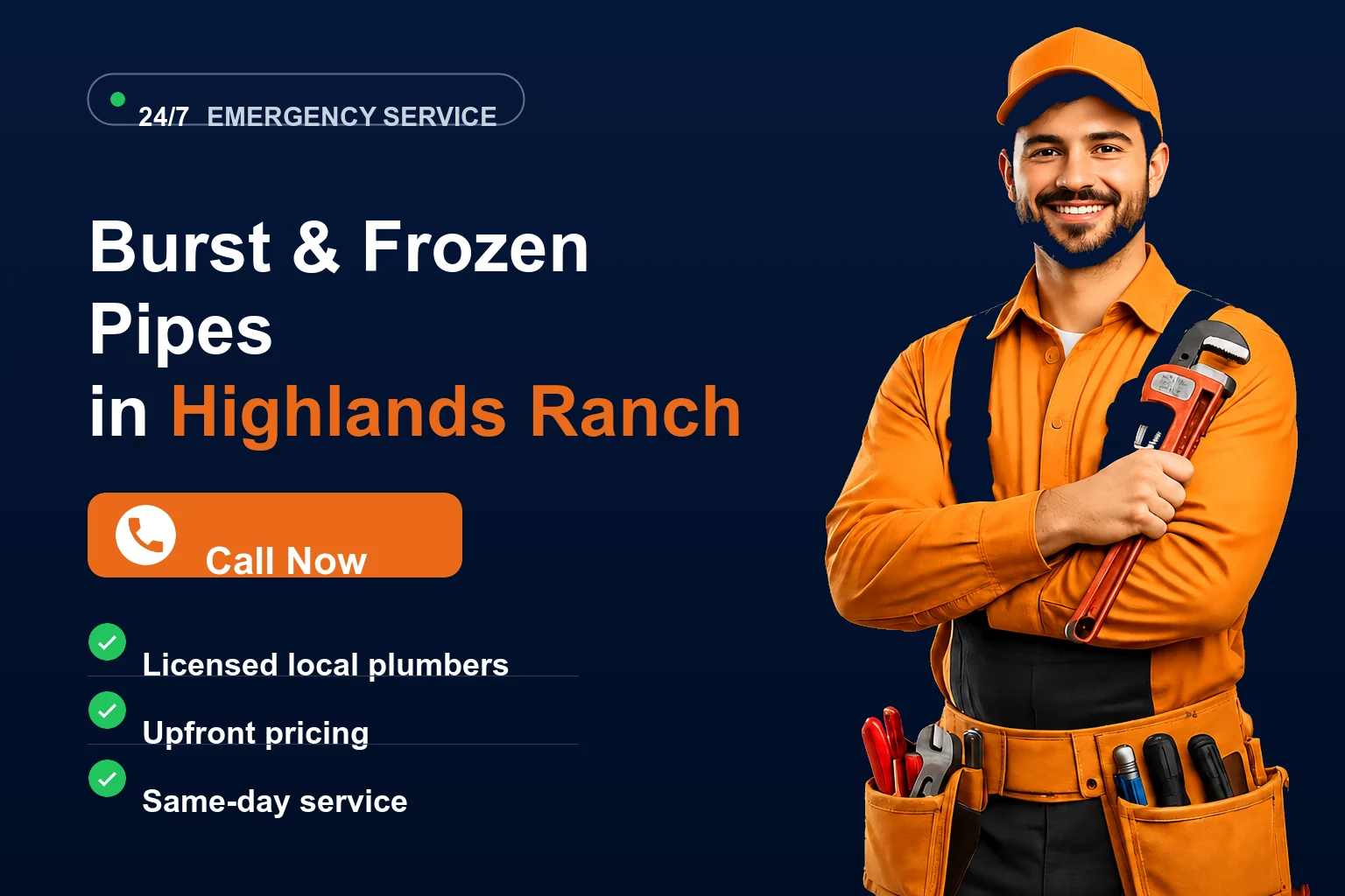 Burst & Frozen Pipes in Highlands Ranch