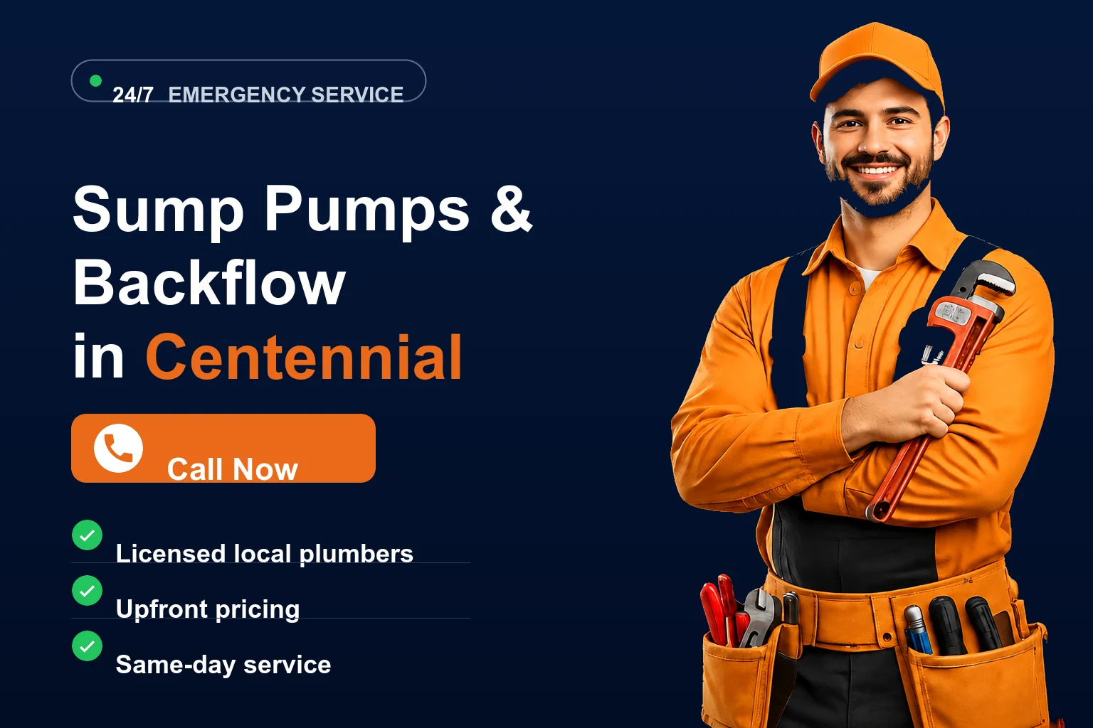 Sump Pumps & Backflow in Centennial