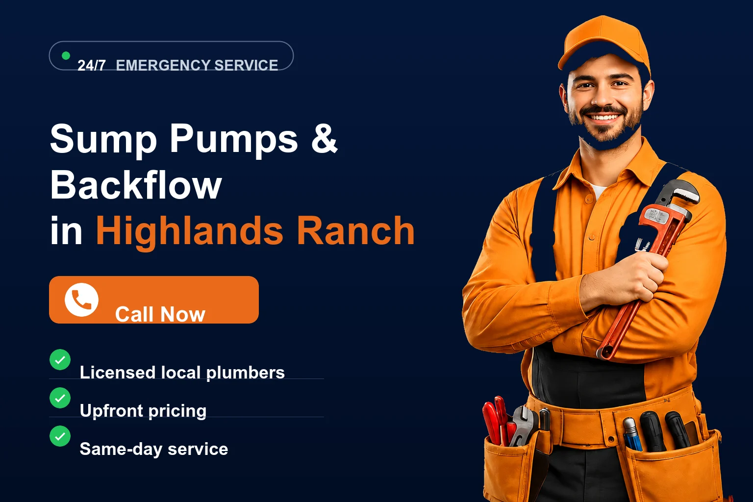 Sump Pumps & Backflow in Highlands Ranch