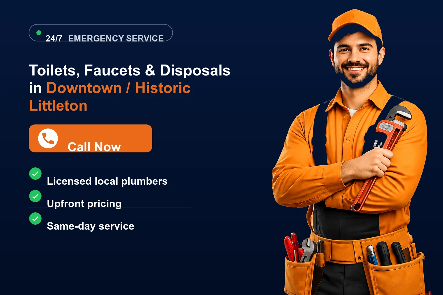 Toilets, Faucets & Disposals in Downtown / Historic Littleton