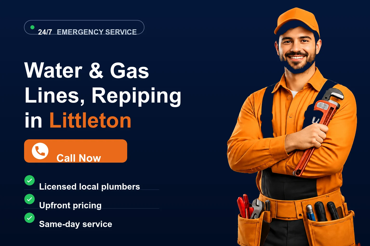 Water & Gas Lines, Repiping in Littleton